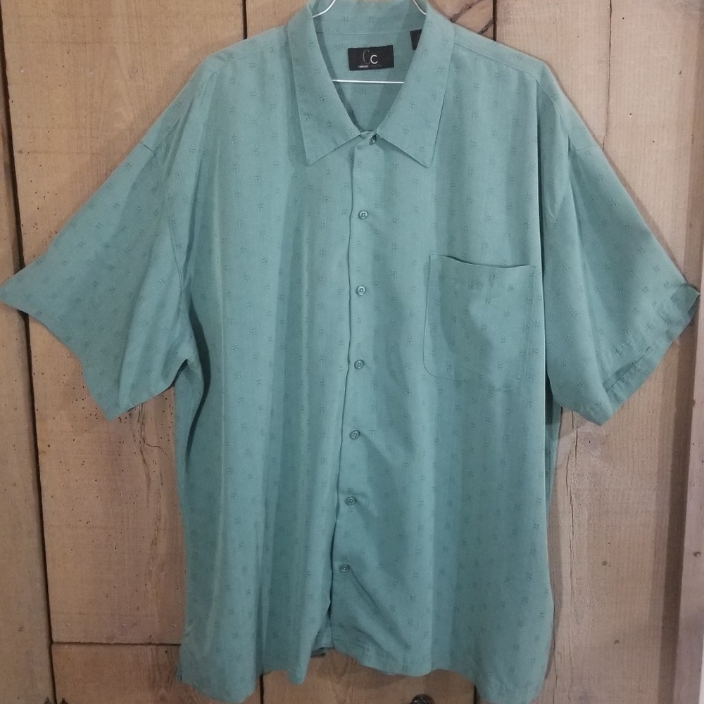Cassini Collection Mens Button Shirt Size 2XL